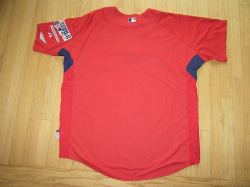 MAGLIA MAJESTIC BOSTON RED SOX 24W/NUOVA CON ETICHETTE/2007 WORLD SERIES CHAMPS/RED/TAGLIA XL! - Foto 6 di 6