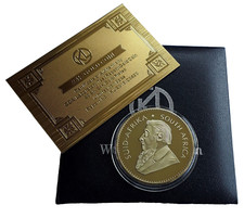 1972 - 2020 Gold 1oz 24K-P MOST FAMOUS Krugerrand Coin South Africa BOX & COA