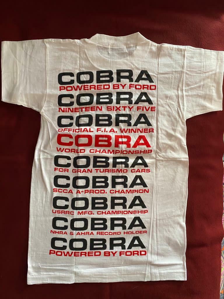 True Vintage 1965 World Champion 'Cobra' CARROLL Shelby American T