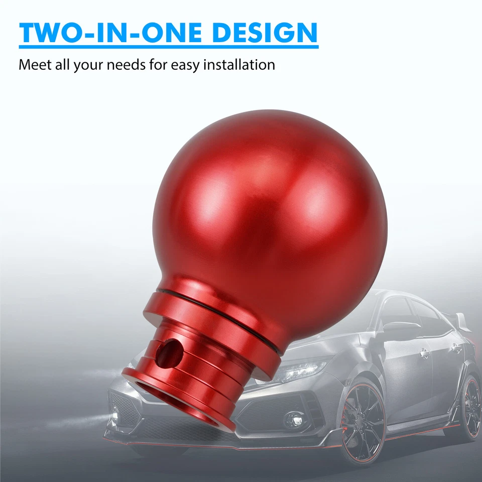 Aluminium M10x1.5 Shift Boot Collar Gear Shift Knob Kit For HONDA CR-V 2002-2006 - Imagem 4 de 4
