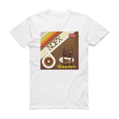 HOT! NOFX Coaster 2 Album Cover Unisex Cotton White T-Shirt, All Size S-5XL