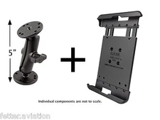 RAM Flat Surface Mount for iPad Mini, Use with Otterbox Case, Others