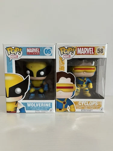 Wolverine And Cyclops Funko Pops