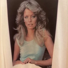 Super Farrah Fawcett Vintage Tshirt Iron On 1977 Pro Arts On New Shirt Rare 😮