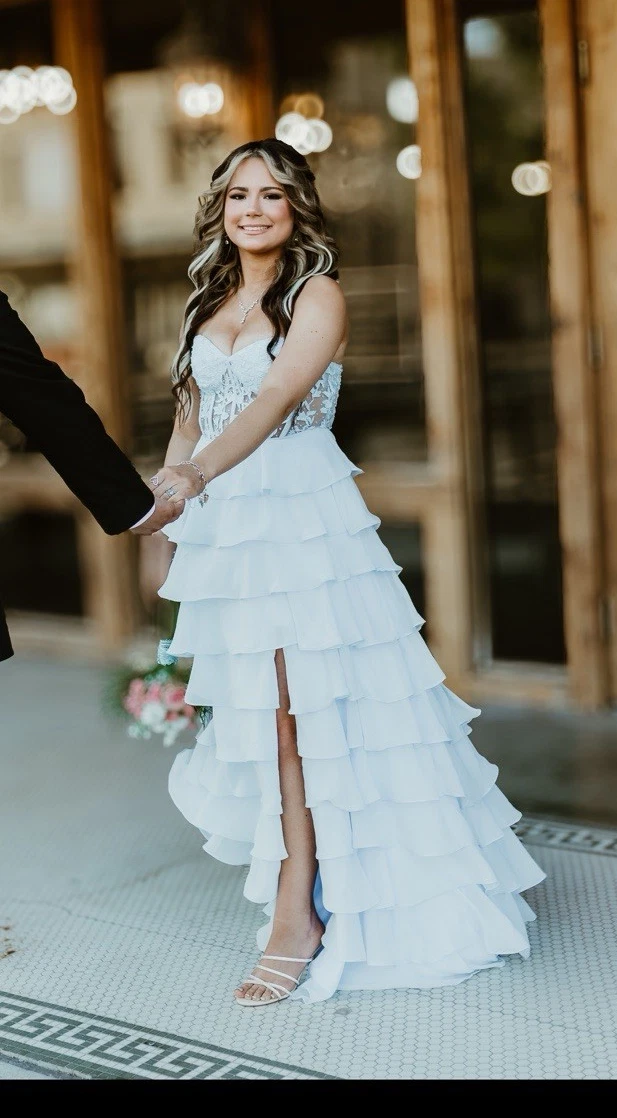 Lace Tiered Wedding Dresses for sale | eBay