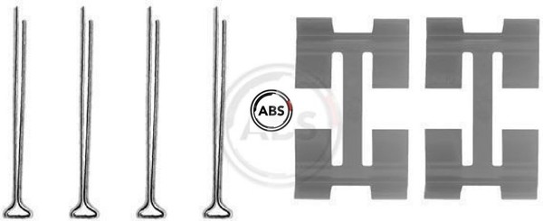 A.B.S. 0972Q ZubehöRsatz FüR Scheibenbremsbelag ZubehöRsatz Bremsbelag-image