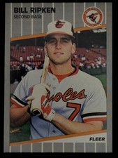 1989 Fleer - Billy Ripken #616 Black Box on Bat Knob