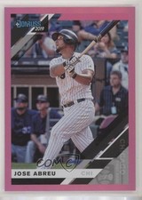 2019 Panini Donruss Holo Pink Jose Abreu #64 qg0
