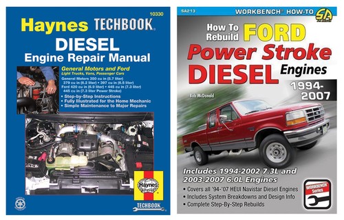 Diesel Repair Manual & How To Rebuild Ford Power Stroke Engines 1994-2007
