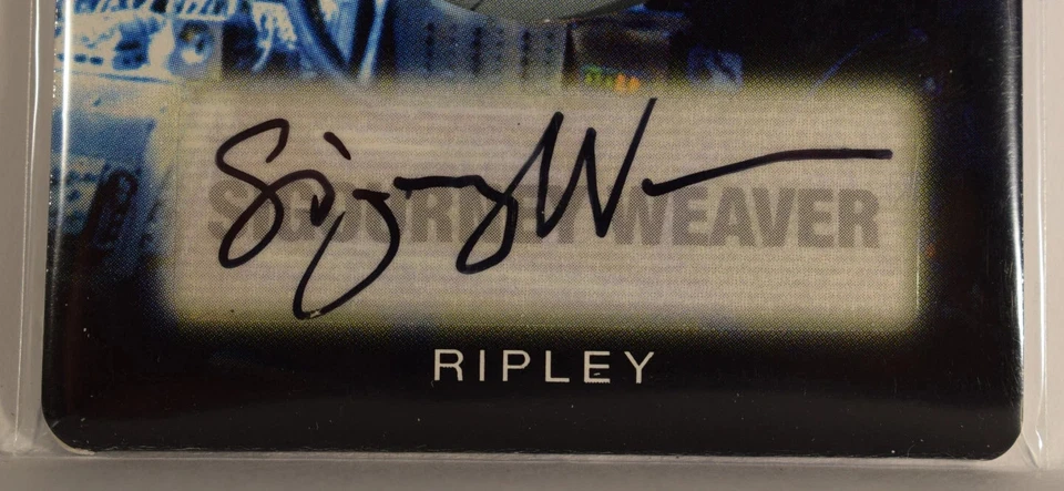 Alien Movie 2017 Upper Deck Aperture Auto Autograph AA4 Sigourney Weaver #37/50 - Image 4 of 4