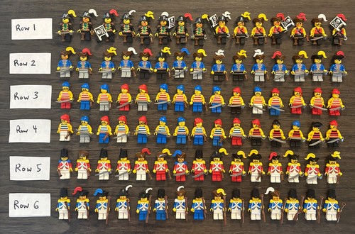 LEGO Mix- 6 random 90’s Pirates 🏴☠️ . Vintage imperial lot. Read description!