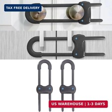 Sliding Cabinet Locks for Babies, Baby Proofing Adjustable U-Shaped Baby Safety
