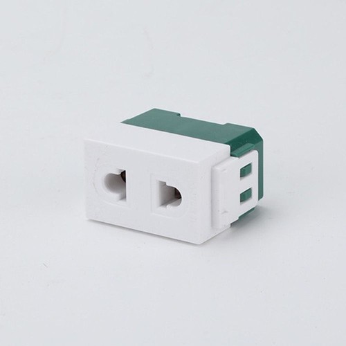 10Pcs Round Two-hole Socket Flat Socket Switch Durable 2-Pin Socket - Picture 9 of 12