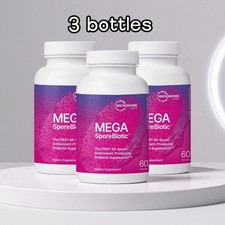 3 BOTTLES Mega Sporebiotic Microbiome Labs, p...