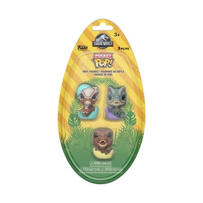 Pocket POP Egg: Jurassic Park - Spring - 3 Pack - Dinos