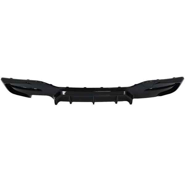 Heckansatz Diffusor Schwarz Glanz Passend FüR BMW F20 F21 M-Paket 2-Rohr-image