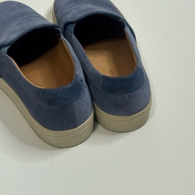 Peter Millar Suede Slip On Sneakers Mens Blue Casual Loafers  display picture 3