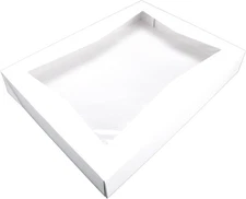Southern Champion Tray 24543 White Paperboard Window 16 x 12 x 2.25, white 