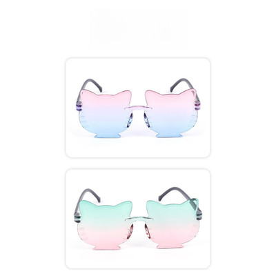 Kinder Sonnenbrille Verlaufsgläser Cat Eye Style UV375 Schutz für Outdoor Reis