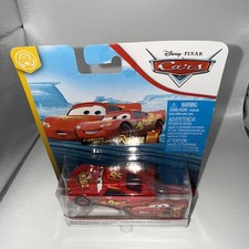 Disney Pixar Cars Lightning McQueen With Sign Diecast 1:55 Combine Post
