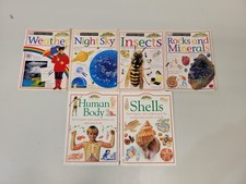 Lot of 6 Eyewitness Explorers Books Science History Art Animals Homeschool Set