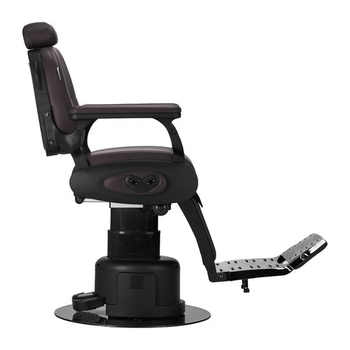 Barberstuhl Friseurstuhl Friseureinrichtung Elektrisch Gabbiano Duke Braun - Bild 5 von 12