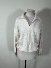 Ayr Women s Ivory Color Long Sleeve Sweatshirt Size M