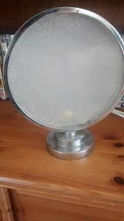 Vintage Art Deco 1930/40s chrome/glass table Lamp