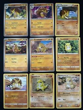 Pokémon TCG Sandshrew & Sandslash Lot: 9 Card Collection Set