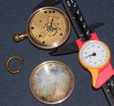 VINTAGE ELGIN NATIONAL WATCH CO GOLDFILLED POCKET WATCH LARGE RUNS