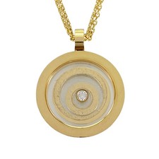 Chopard Happy spirit Yellow gold Diamond Neck...