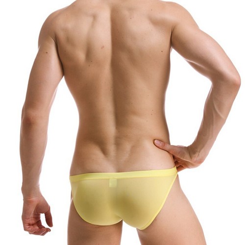 Men's Ice Silk Underwear Briefs Ultra thin Transparent Thong Low Ris!ME Nm - Picture 10 of 14