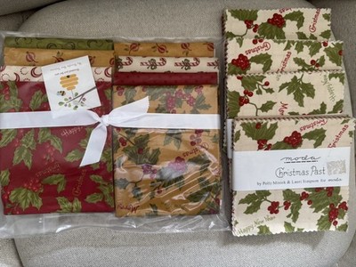 Christmas Past by Moda charm packs and FQ bundle OOP quilt fabric