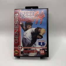 R.B.I. Baseball '94 (Sega Genesis, 1994) - Game & Box (No Manual) Tested & Works