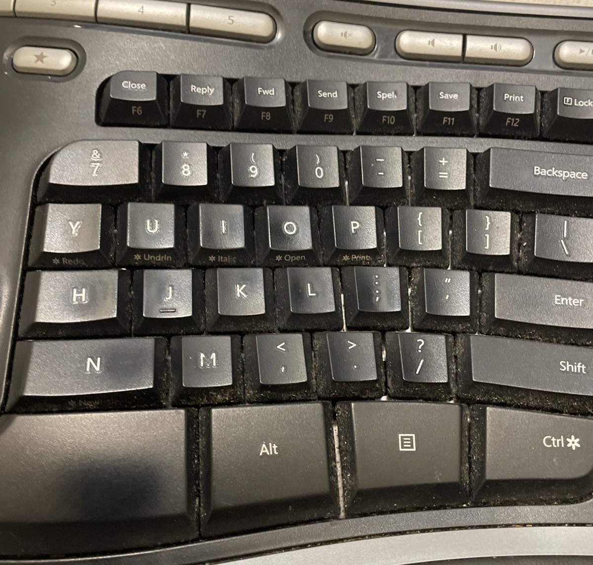 Microsoft Natural Ergonomic Wired Keyboard 4000 v1.0 KU-0462 | eBay