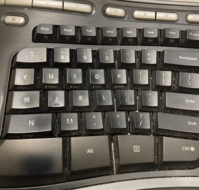 Microsoft Natural Ergonomic Wired Keyboard 4000 v1.0 KU-0462 | eBay