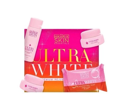 Ultra White Premium Rejuvenating Set By Hikari Skin