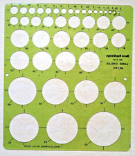 Berol RapiDesign Large Circles Metric Template No. 2140