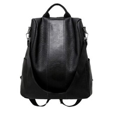 Ladies Rucksack Anti-theft Bag Womens Leather School Bag Backpack Handbag UK