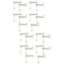 20Pcs Pull Cord for مصباح and Ceiling مروحة إضاءة Pull Switches
