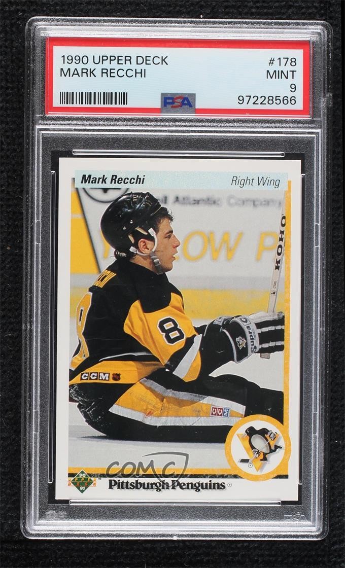 1990-91 Upper Deck Mark Recchi #178 PSA 9 MINT HOF f7j