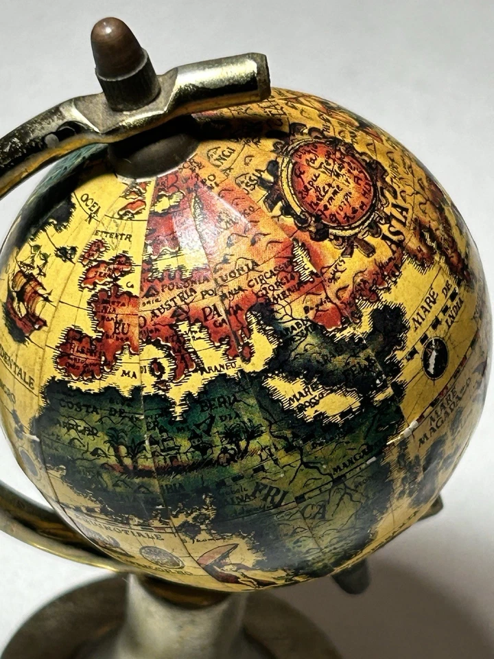 Globo Marinero Antiguo Italiano Miniatura~Veleros/Criaturas Mitológicas~Japón Foto 3 de 4