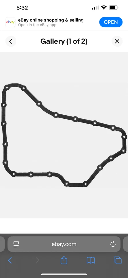 Junta de panela de óleo Fel-Pro Trans para Chevy Malibu Buick Allure Olds Pontiac Saturn - Imagem 2 de 2