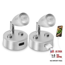12V RV Reading Lights,12 Volt reading Light for rv Interior with USB Charger