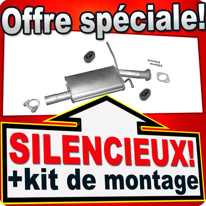 Échappement HYUNDAI SANTA FE résout bruit et fuite gaz pour moteur 2.0 2.4 CRDI 2001-2006