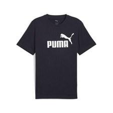 PUMA Essentials No. 1 Graphic Crew Neck Short Sleeve T-Shirt Mens Blue Casual To