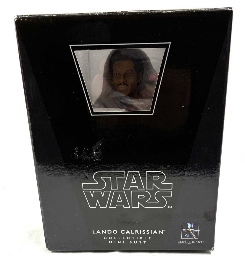 MINI BUSTO GENTIL GIGANTE STAR WARS LANDO CALRISSIAN SIN USAR, EN CAJA | EDICIÓN LIMITADA | COMO NUEVO