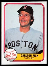 1981 Fleer #224 Carlton Fisk Boston Red Sox