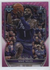 2022-23 Bowman U Chrome Pink Wave Refractor 38/125 Mike Miles Jr #88 0y6g
