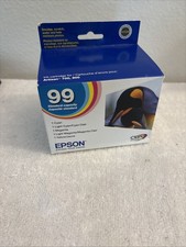 NEW Genuine OEM Epson 99 Color Ink Cartridge Set T099920 Exp 2010 *SEALED*